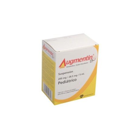 AUGMENTIN 12H PEDIATRICO (AMOXICILINA/CLAVULANATO) SUSP 200MG/28.5MG/5ML 40ML