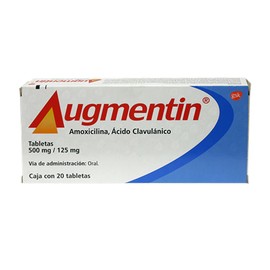 AUGMENTIN (AMOXICILINA/CLAVULANATO) TAB 500/125MG C20