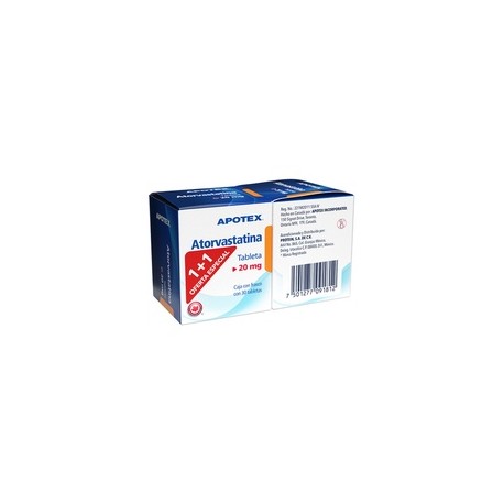 ATORVASTATINA TAB 20MG C30 APOTEX
