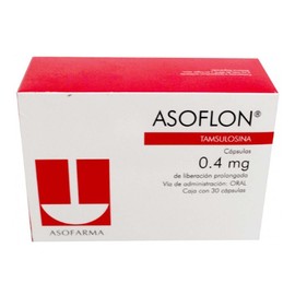 ASOFLON (TAMSULOSINA) CAP 0.4MG C30