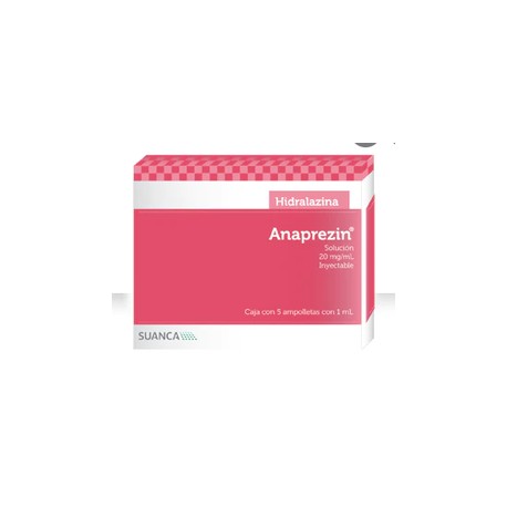 ANAPREZIN (HIDRALAZINA) AMP 20MG C5