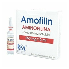 AMOFILIN (AMINOFILINA) AMP 250MG 10ML C5