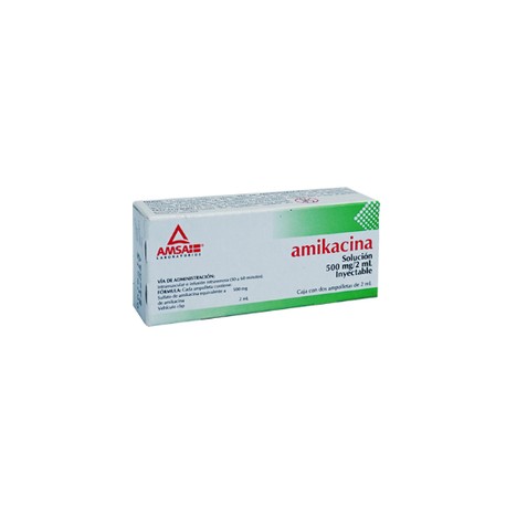 AMIKACINA AMP 500MG 2ML C2 AMSA