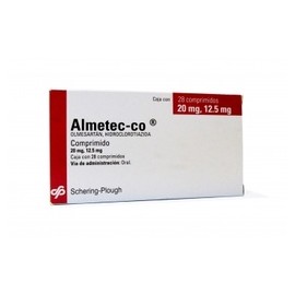 ALMETEC-CO (OLMESARTAN/HIDROCLOROTIAZIDA) TAB 20MG/12.5MG C28