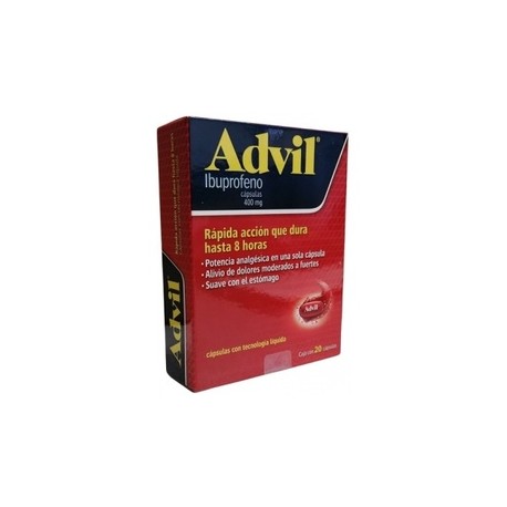 ADVIL MAX (IBUPROFENO) CAP 400MG C20