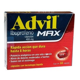 ADVIL MAX (IBUPROFENO) CAP 400MG C10