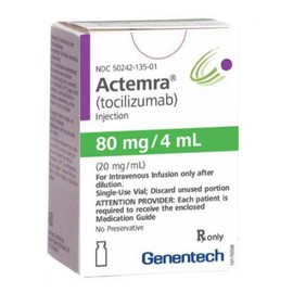 ACTEMRA (TOCILIZUMAB) FCO AMP 80MG 4ML C1