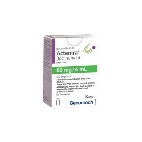 ACTEMRA (TOCILIZUMAB) FCO AMP 80MG 4ML C1