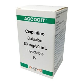 ACCOCIT (CISPLATINO) FCO AMP 50MG C1