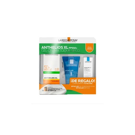 SET ANTHELIOS XL TOQUE SECO COLOR FPS50+POSTHELIOS+EFFACLAR GEL 50ML
