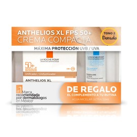 SET ANTHELIOS XL COMPACTO DORADO FPS50+AGUA MICELAR 50ML