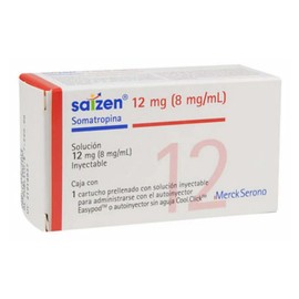 SAIZEN (SOMATROPINA) AMP 36UI 12MG/8ML