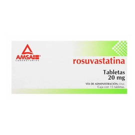 ROSUVASTATINA TAB 20MG C15 AMSA