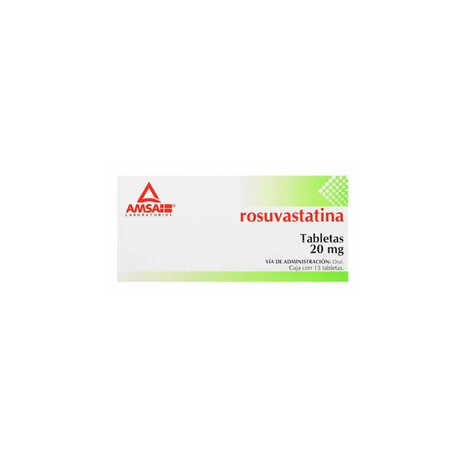 ROSUVASTATINA TAB 20MG C15 AMSA