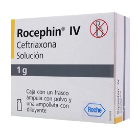 ROCEPHIN IV (CEFTRIAXONA) FCO AMP 1G