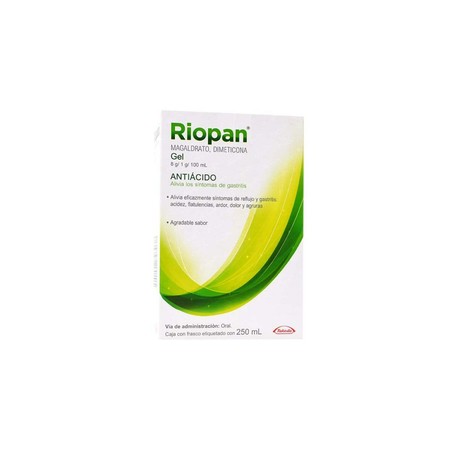 RIOPAN (MAGALDRATO/DIMETICONA) SUSP 80MG/10MG/1MG 250ML C1
