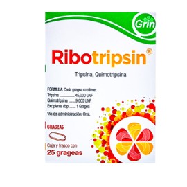 RIBOTRIPSIN (TRIPSINA/QUIMOTRIPSINA) TAB 18MG C30
