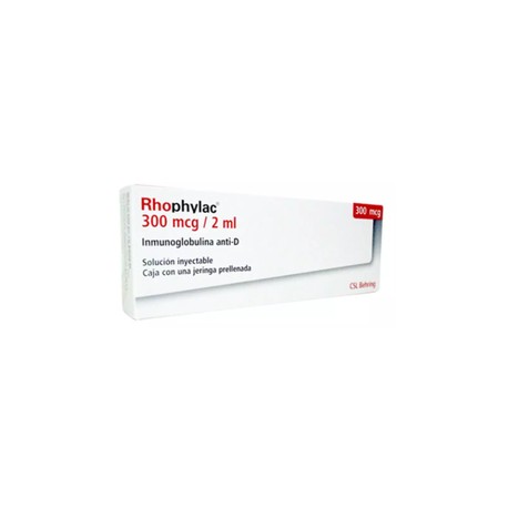 RHOPHYLAC (INMUNOGLOBULINA HUMANA ANTI-D) 300ML C1