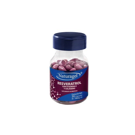 RESVERATROL (VITAMINA E/COLAGENO) CAP 700MG C30