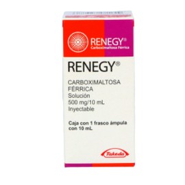 RENEGY (CARBOXIMALTOSA) FCO AMP 500MG 10ML