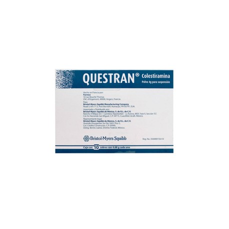 QUESTRAN (COLESTIRAMINA) SOBRE 4G C10