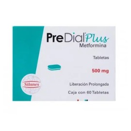 PREDIAL PLUS (METFORMINA) TAB 500MG C60