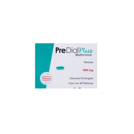 PREDIAL PLUS (METFORMINA) TAB 500MG C60