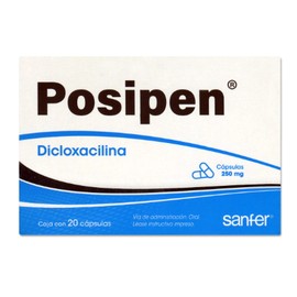 POSIPEN (DICLOXACILINA) CAP 250MG C20