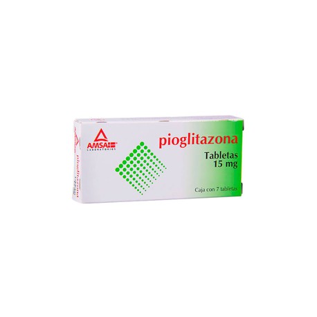 PIOGLITAZONA TAB 15MG C7 AMSA