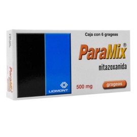 PARAMIX (NITAZOXANIDA) TAB 500MG C6