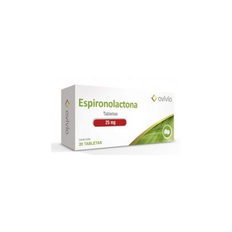ESPIRONOLACTONA TAB 25MG C20 AVIVIA