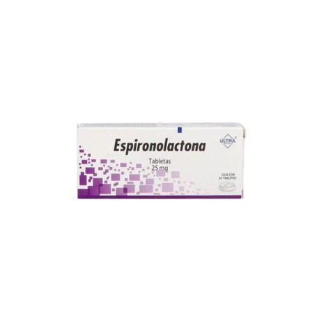 ESPIRONOLACTONA TAB 25MG C20