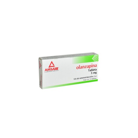 OLANZAPINA TAB 5MG C14 AMSA