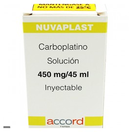 NUVAPLAST (CARBOPLATINO) AMP 450MG/45ML C1