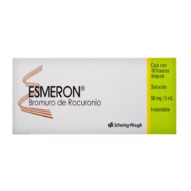 ESMERON (BROMURO DE ROCURONIO) 50MG/5ML C10