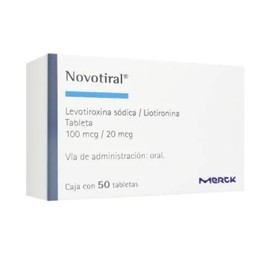 NOVOTIRAL (LEVOTIROXINA SODICA /LIOTIRONINA) TAB 100MCG/20MCG C50