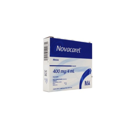 NOVACAREL (MESNA) AMP 400MG/4ML C5