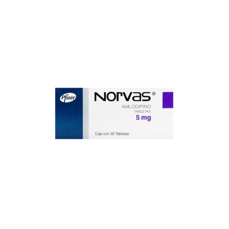NORVAS (AMLODIPINO) TAB 5MG C30