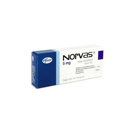 NORVAS (AMLODIPINO) TAB 5MG C10