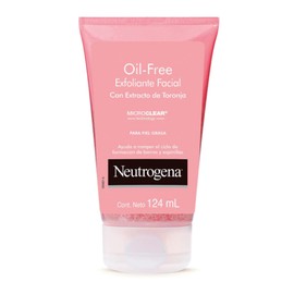 NEUTROGENA OIL FREE EXFOLIANTE FACIAL C/EXTRACTO DE TORONJA 124ML