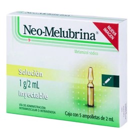 NEO-MELUBRINA (METAMIZOL SODICO) AMP 1G/2ML C5