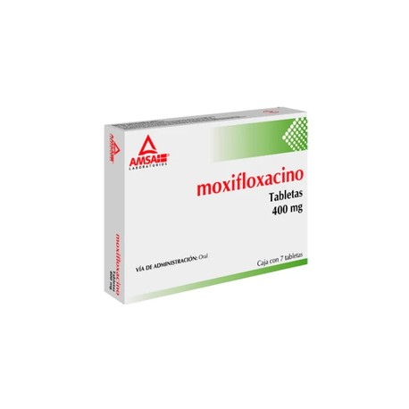 MOXIFLOXACINO TAB 400MG C7 AMSA