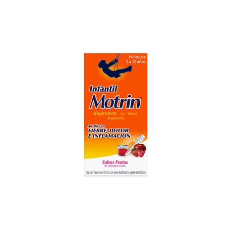 MOTRIN INFANTIL (IBUPROFENO) JBE 2G/100ML120ML