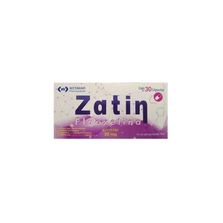 ZATIN (FLUOXETINA) CAP 20MG C30