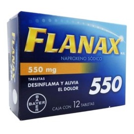 FLANAX (NAPROXENO) TAB 550MG C12