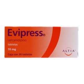 EVIPRESS (LERCANIDIPINO) TAB 10MG C30