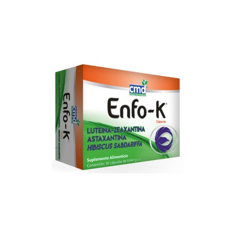 ENFO-K (LUTEINA/ZEAXANTINA/ASTAXANTINA) CAP 0.642G C30