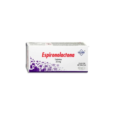 ESPIRONOLACTONA TAB 25MG C30 ULTRA
