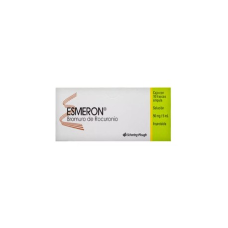 ESMERON (BROMURO DE ROCURONIO) 50MG/5ML C10