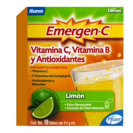 EMERGEN-C LIMON (VIT C/VIT B/ANTIOXIDANTES) SOBRE 9.4G C10